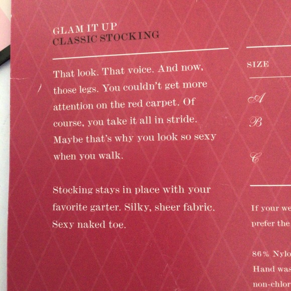 VICTORIAS SECRET SEXY LITTLE THINGS BLACK THIGH HIGH STOCKINGS NWT SMALL… - Picture 5 of 10